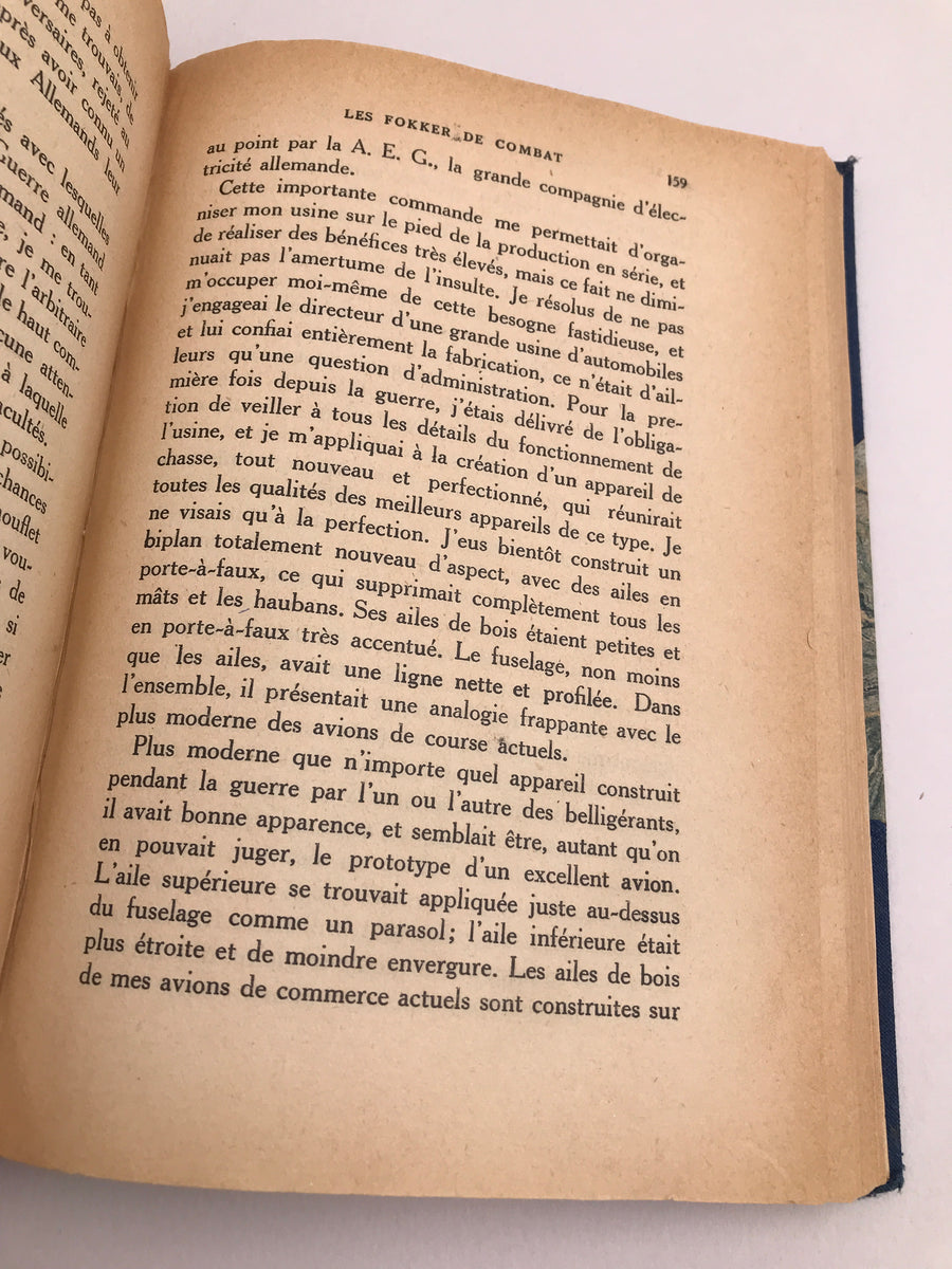 Souvenirs d’un homme volant — La vie d’Anthony Fokker