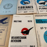 Archives aviation – Programmes meetings aériens (1950–2008) Belgique & Europe – 25/50/100 € /publication