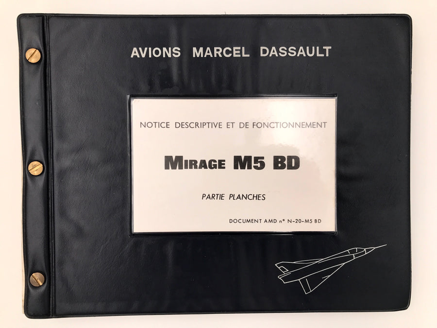 Documentation complète originale Marcel Dassault sur le Mirage