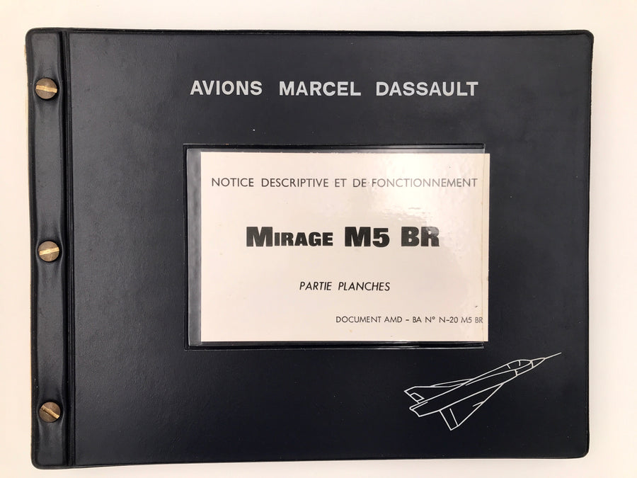 Documentation complète originale Marcel Dassault sur le Mirage