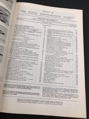 Centenary Journal ROYAL AERONAUTICAL SOCIETY 1866-1966