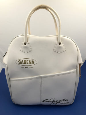 AUTHENTIQUE Sac de voyage SABENA BELGIAN World AIRLINES (à l'occasion de l'acquisition de la Caravelle  )