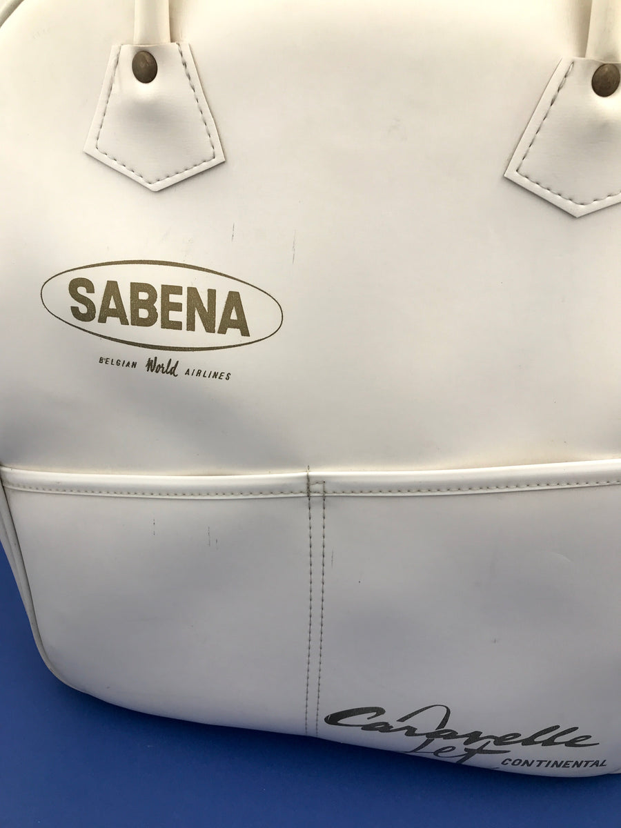 AUTHENTIQUE Sac de voyage SABENA BELGIAN World AIRLINES (à l'occasion de l'acquisition de la Caravelle  )