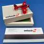 DIE-CAST MODEL — 🇨🇭 Swissair — Lockheed P-3 Orion — 1:87 — with original box & book Swissair's 50th Birthday