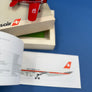 DIE-CAST MODEL — 🇨🇭 Swissair — Lockheed P-3 Orion — 1:87 — with original box & book Swissair's 50th Birthday