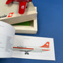 DIE-CAST MODEL — 🇨🇭 Swissair — Lockheed P-3 Orion — 1:87 — with original box & book Swissair's 50th Birthday