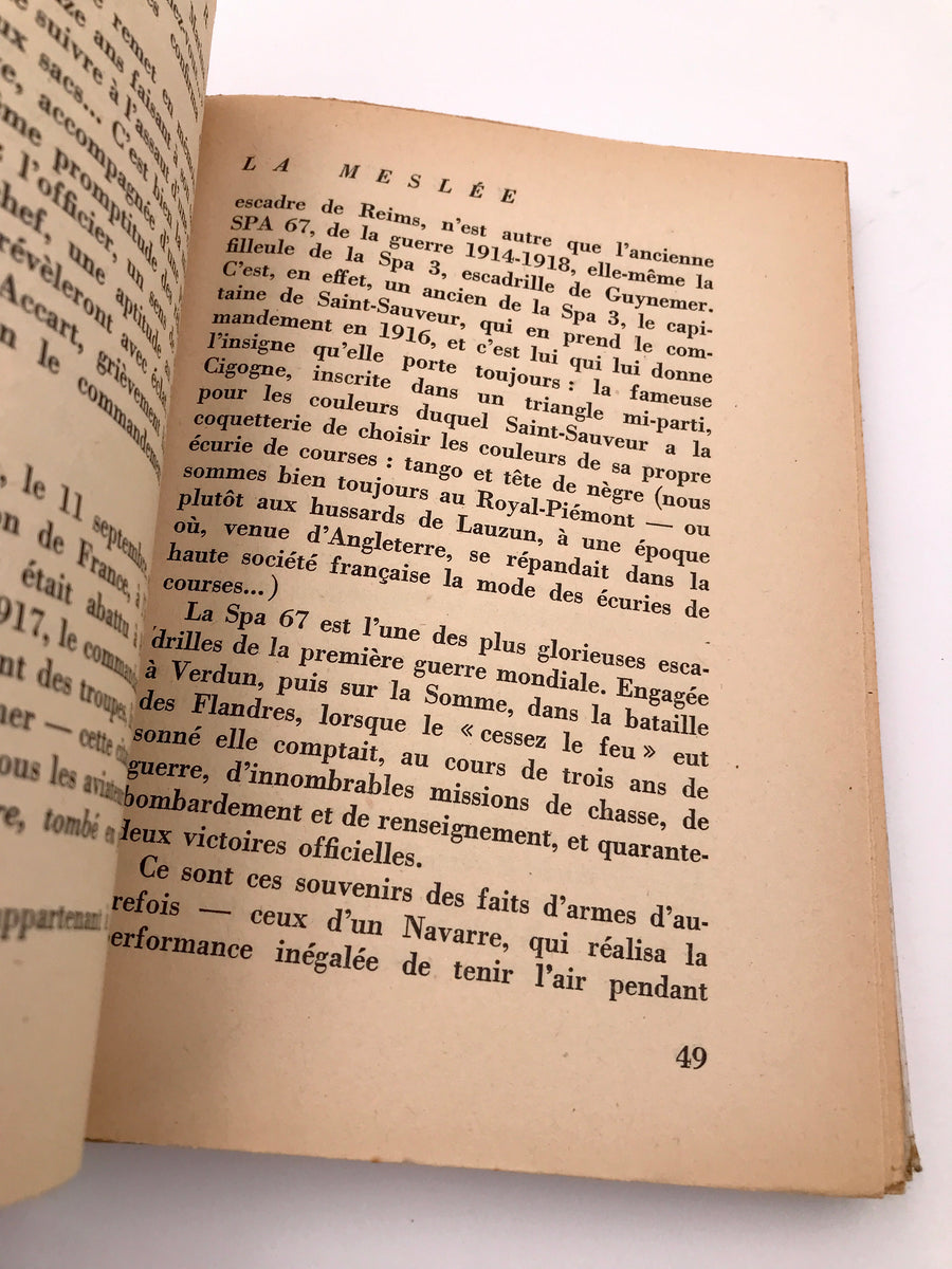 Le Guynemer de la dernière guerre – MARIN LA MESLEE