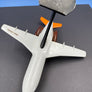 Fokker F28 Fellowship — maquette métal — 39 x 32 cm — fabrication hollandaise