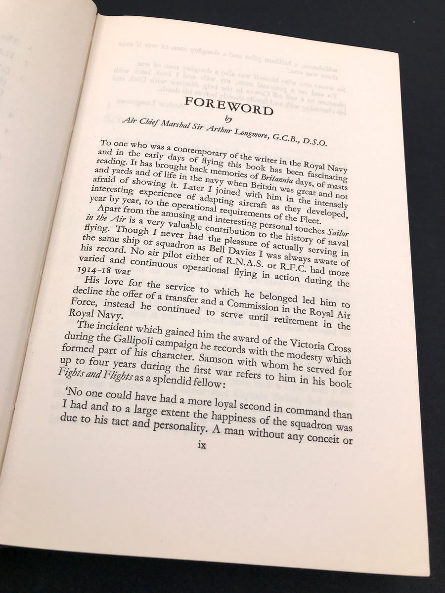 SAILOR IN THE AIR – The Memories of Vice Admiral Richard Bell Davies