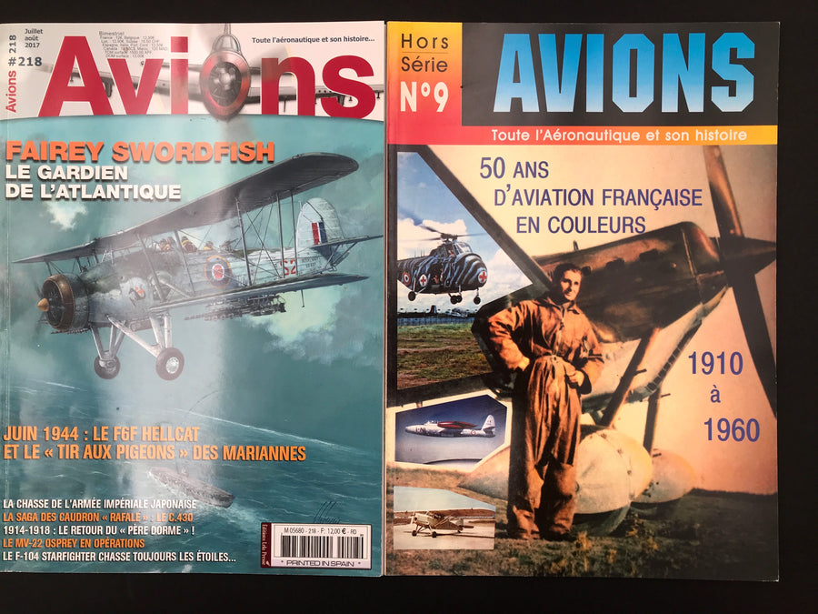 AVIONS. Le lot des Hors Séries n° 1, n°9, n°20, n°25, n°64, n°26, n°66, n°88, n°100, n°151, n°218 + un auto-collant AVIONS *** TOP OFFER ***