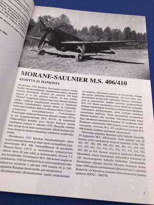 SUOMEN ILMAVOIMIEN HISTORIA – Morane-Saulnier – M.S. 406