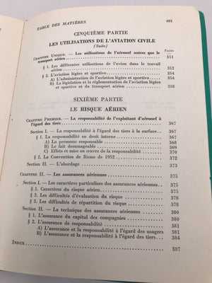 [« THEMIS » MANUELS JURIDIQUES, ÉCONOMIQUES ET POLITIQUES] DROIT AÉRIEN