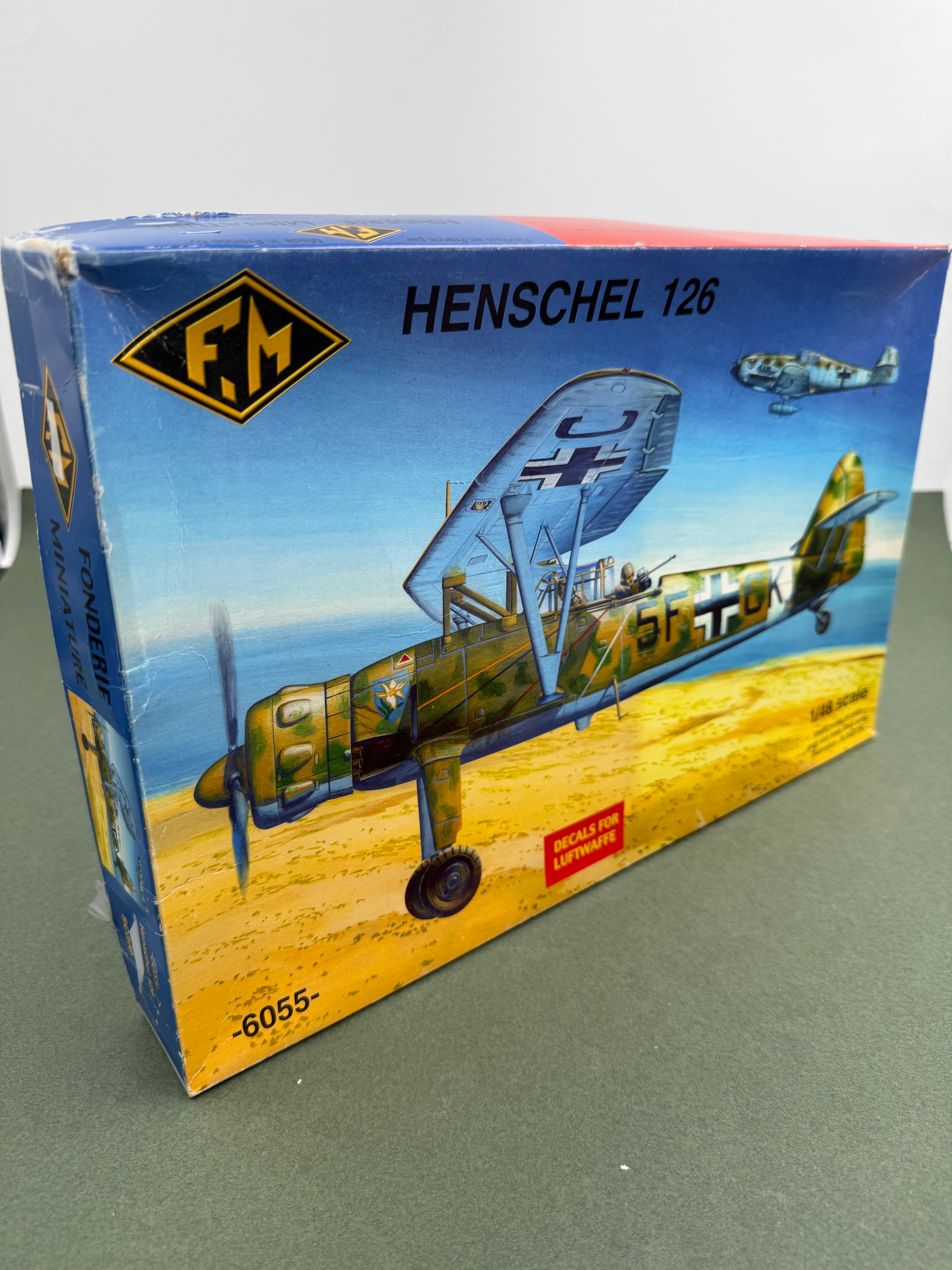 Maquette FM Fonderie Miniature 1/48 – Henschel 126 – Avion Militaire LP469