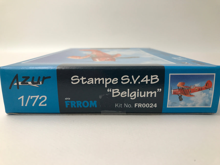 Maquette à monter Stampe S.V.4B ‘’ Belgium ’’ Azur  1/72e