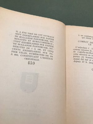 ESCADRILLES AU COMBAT (exemplaire numéroté 459/600)