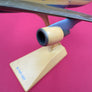 Maquette de présentation d’un Boeing 747-357 (série -300) — Livrée Swissair années 1980 — échelle 1/200 — 35 L cmx E 30 cm