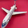 Douglas DC-9 « battery operated » – Nomura Toys (Japon, vers 1966-1970) — 36 L cmx E 37 cm (échelle approximative 1:60) —