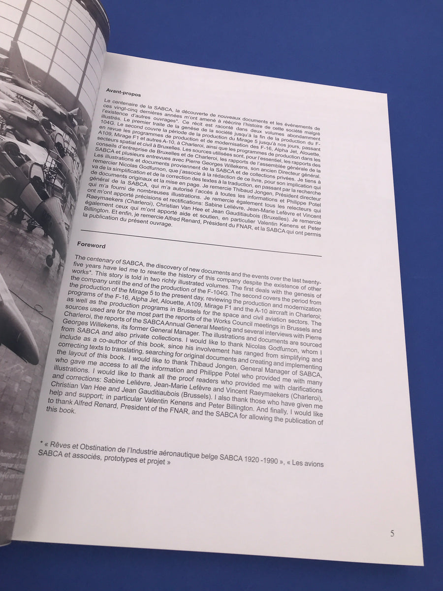 Du Mirage au siècle d’existence SABCA From the Mirage through to the Centenary (1964 – 2020)
