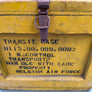 Caisse de transport militaire (authentique) – Belgian Air Force — 36 × 30 cm hauteur