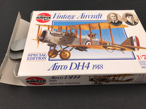 Maquette à monter Vintage Aircraft Airco DH4 1918 AIRFIX 1/72 E [ÉDITION SPÉCIALE]