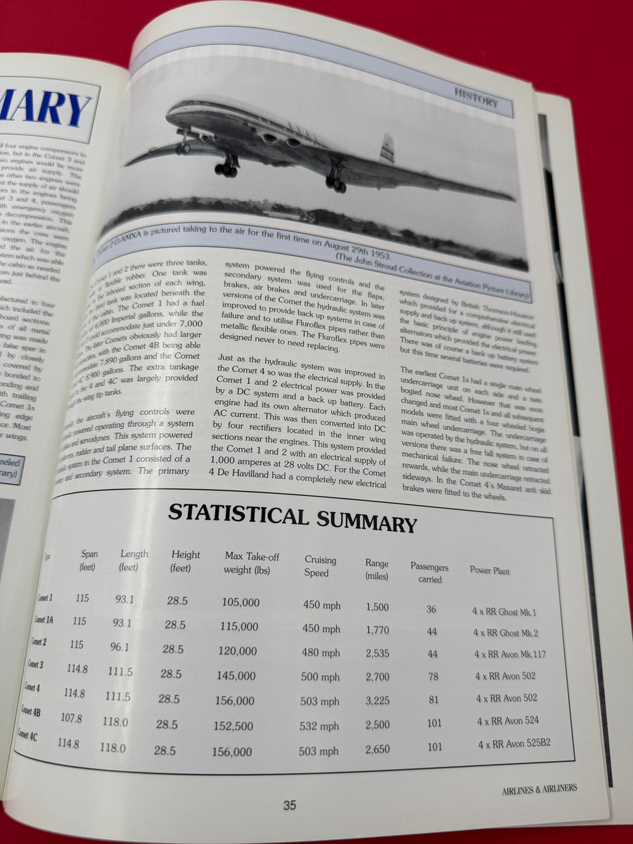 AIRLINES & AIRLINERS —  THE DE HAVILLAND — Comet —