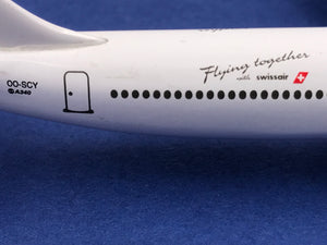 ** EXCEPTIONNAL ANNIVERSARY (75 YEAR) DIE-CAST METAL MODEL ** SABENA Airbus A340 - 311 ( OO - SCY )