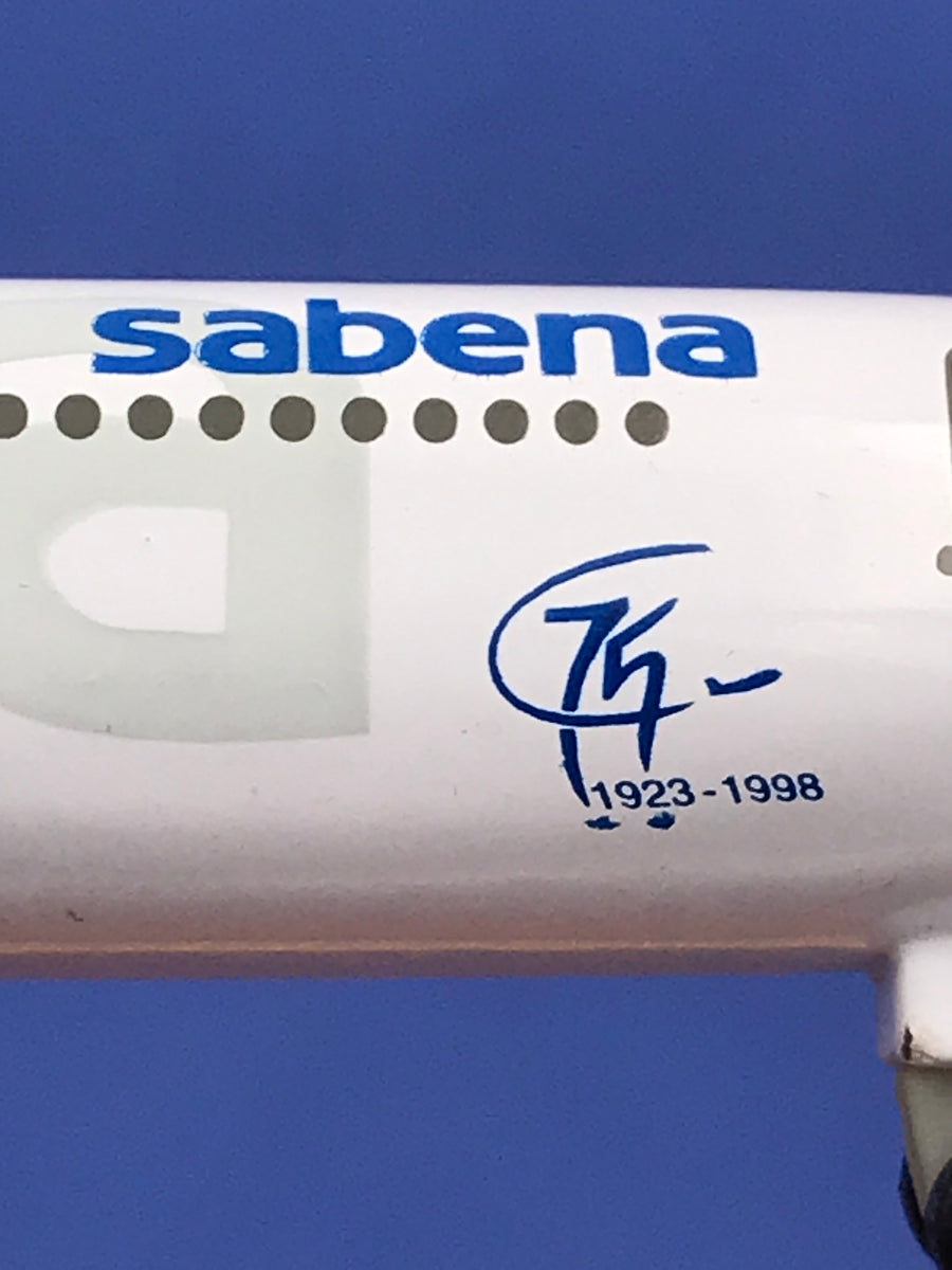 ** EXCEPTIONNAL ANNIVERSARY (75 YEAR) DIE-CAST METAL MODEL ** SABENA Airbus A340 - 311 ( OO - SCY )