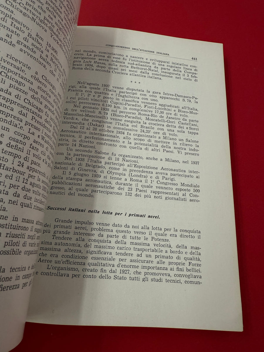 RIVISTA AERONAUTICA — I primi cinquant'anni dell'Aviazione italiana — NUMERO SPECIALE —