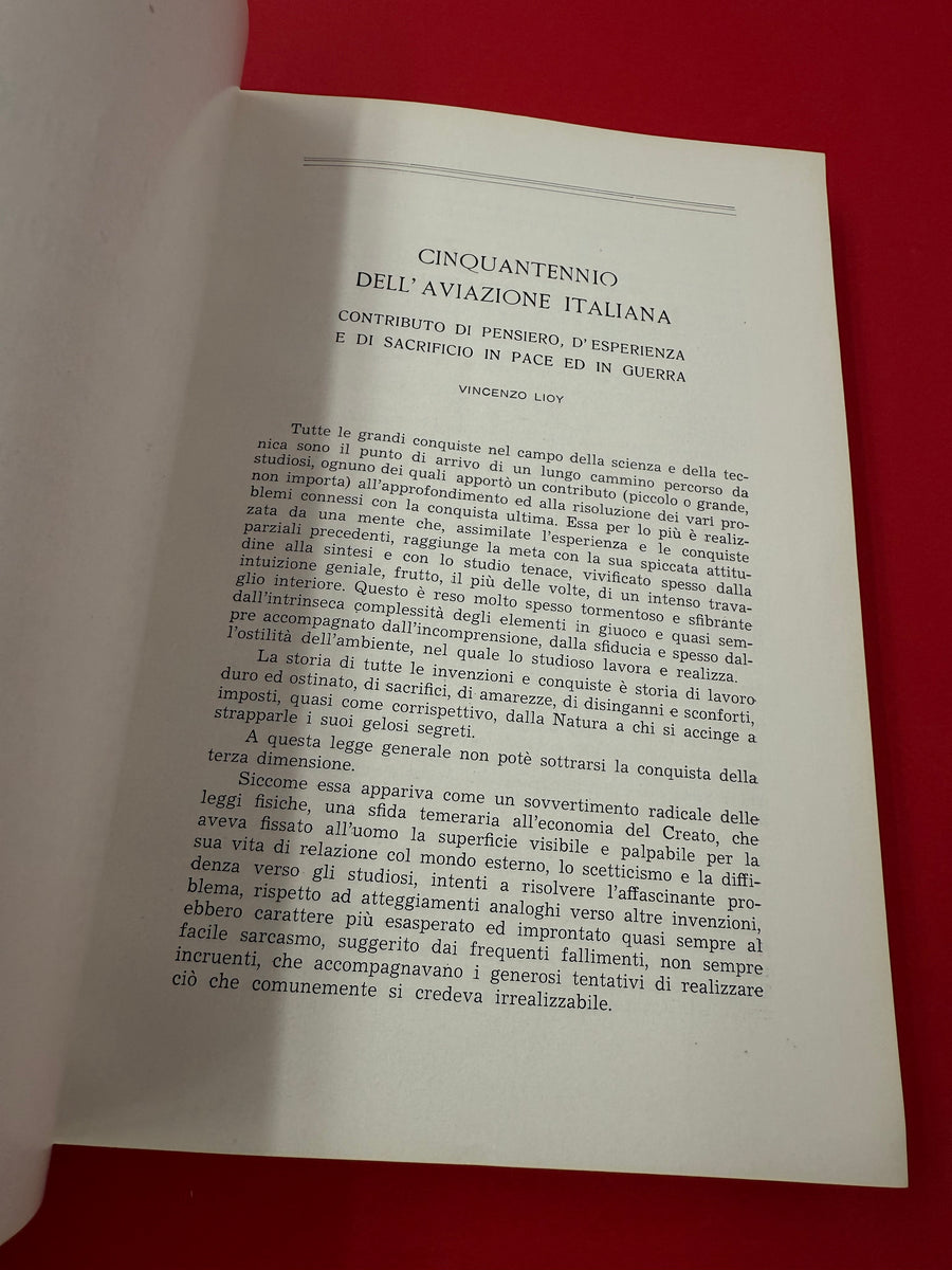 RIVISTA AERONAUTICA — I primi cinquant'anni dell'Aviazione italiana — NUMERO SPECIALE —