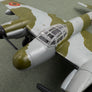 Maquette militaire en plastique d’un bimoteur d’après-guerre, livrée belge avec cocardes et code tactique Q-TK