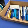 SABENA "Surf Team" Pot à crayons en métal Ø 10 cm — deux stylos offerts —
