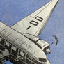 Menschen in de Lucht – couverture illustrée par Marcel CROS (France, 1908–1958)
