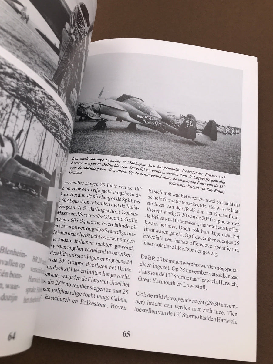 (BELGIE IN OORLOG 21)– Corpo Aero Italiano – De Italiaanse luchtmacht in België 1940 – 1941 