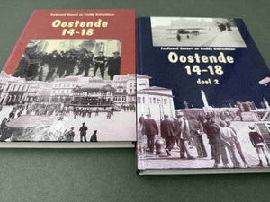 OOSTENDE 14-18 — DEEL 1 en 2 — *** TOEGEWIJDE BOEKEN *** SIGNED BOOKS ***