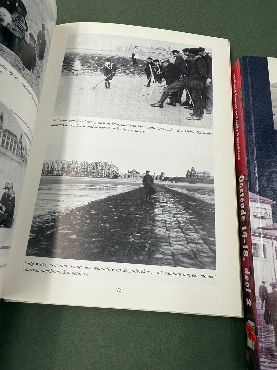 OOSTENDE 14-18 — DEEL 1 en 2 — *** TOEGEWIJDE BOEKEN *** SIGNED BOOKS ***