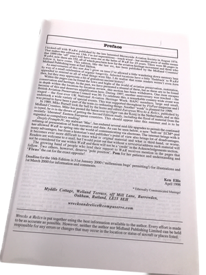 WRECKS & RELICS 16TH EDITION : The Biennial Survey of Preserved, Instructional and Derelict Airframes in the U.K.and Ireland