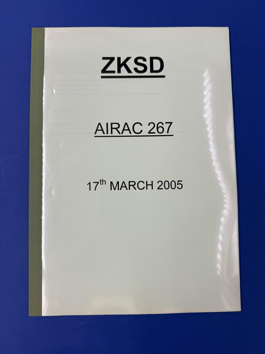 AIRAC 267 (Aeronautical Information Regulation and Control) cycle document