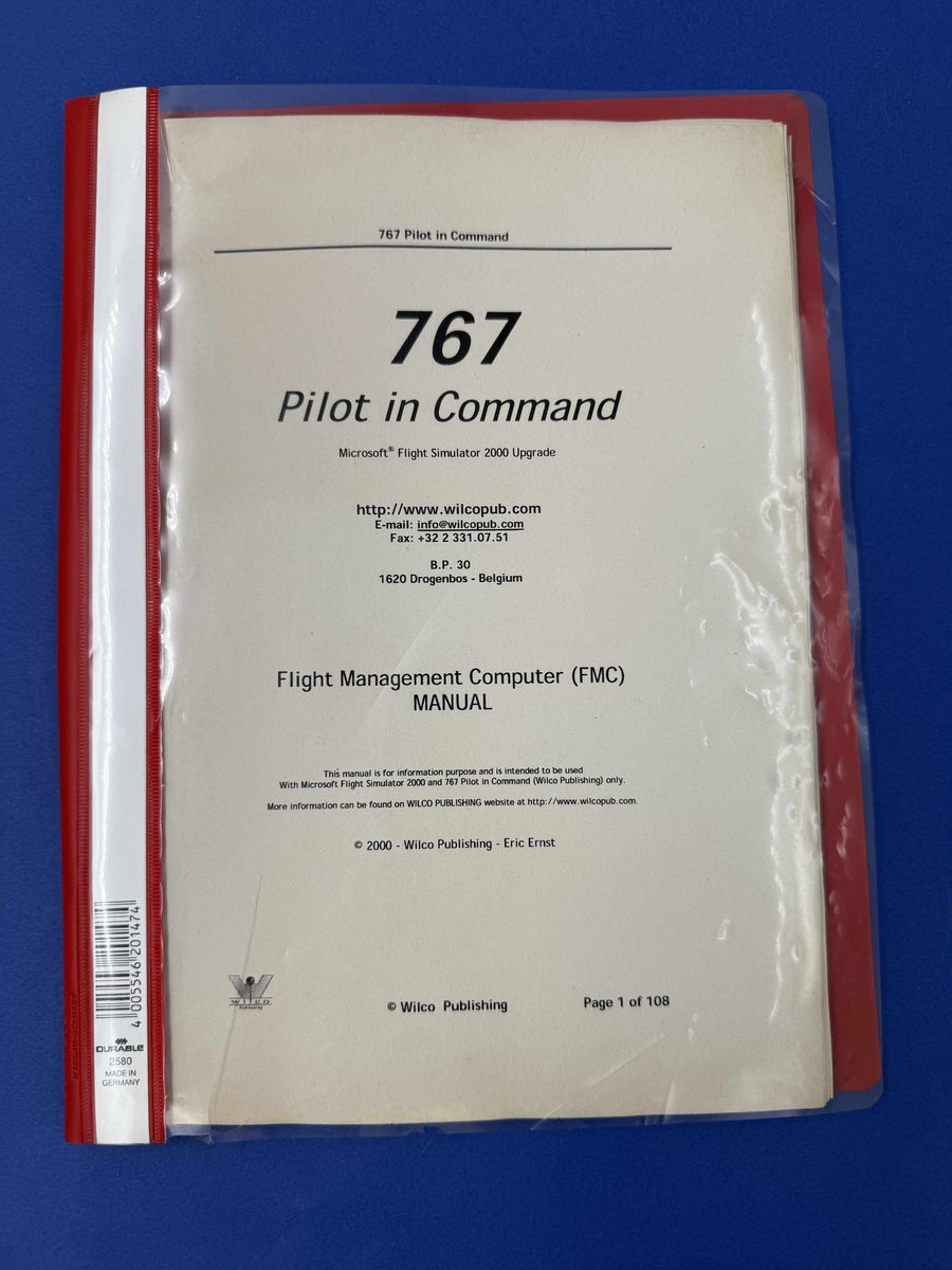 767 Pilot in Command — Flight Management Computer (FMC) MANUAL ...