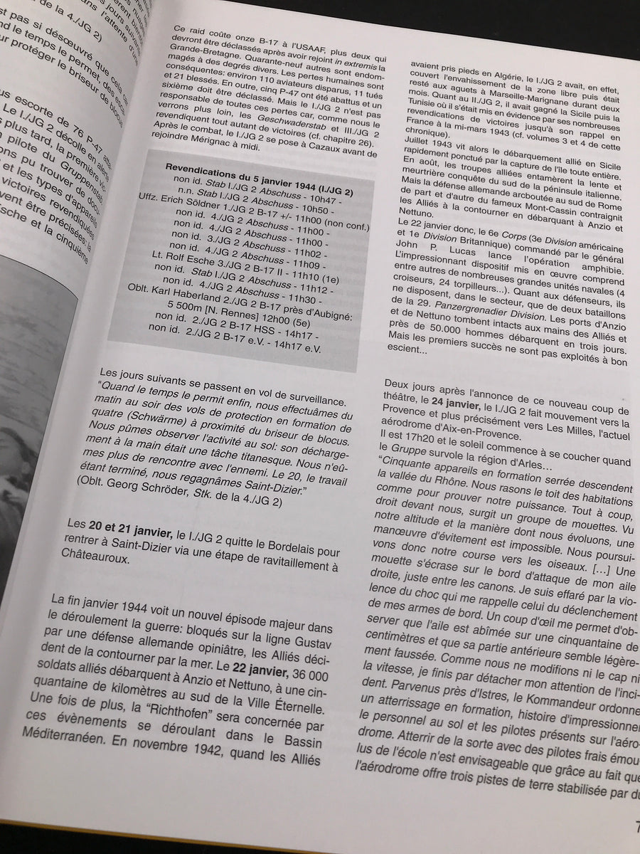 DANS LE CIEL DE FRANCE Histoire de la JG 2 ‘’RICHTHOFEN’’ Volume 5 : 1944