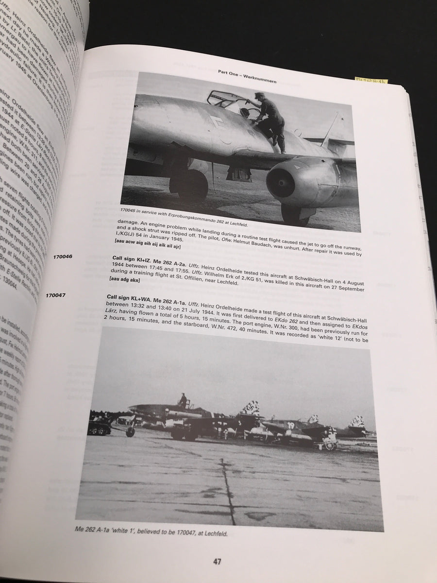 Messerschmitt Me 262 The Production Log 1941 – 1945