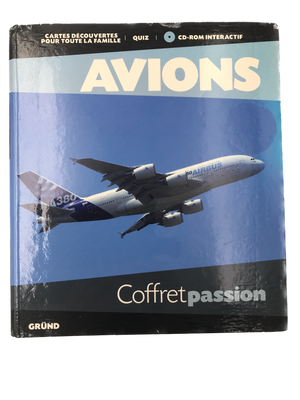 *** TOP OFFER *** AVIONS "Coffretpassion" 96 cartes illustrées, un jeu pour tester vos connaissances etc.