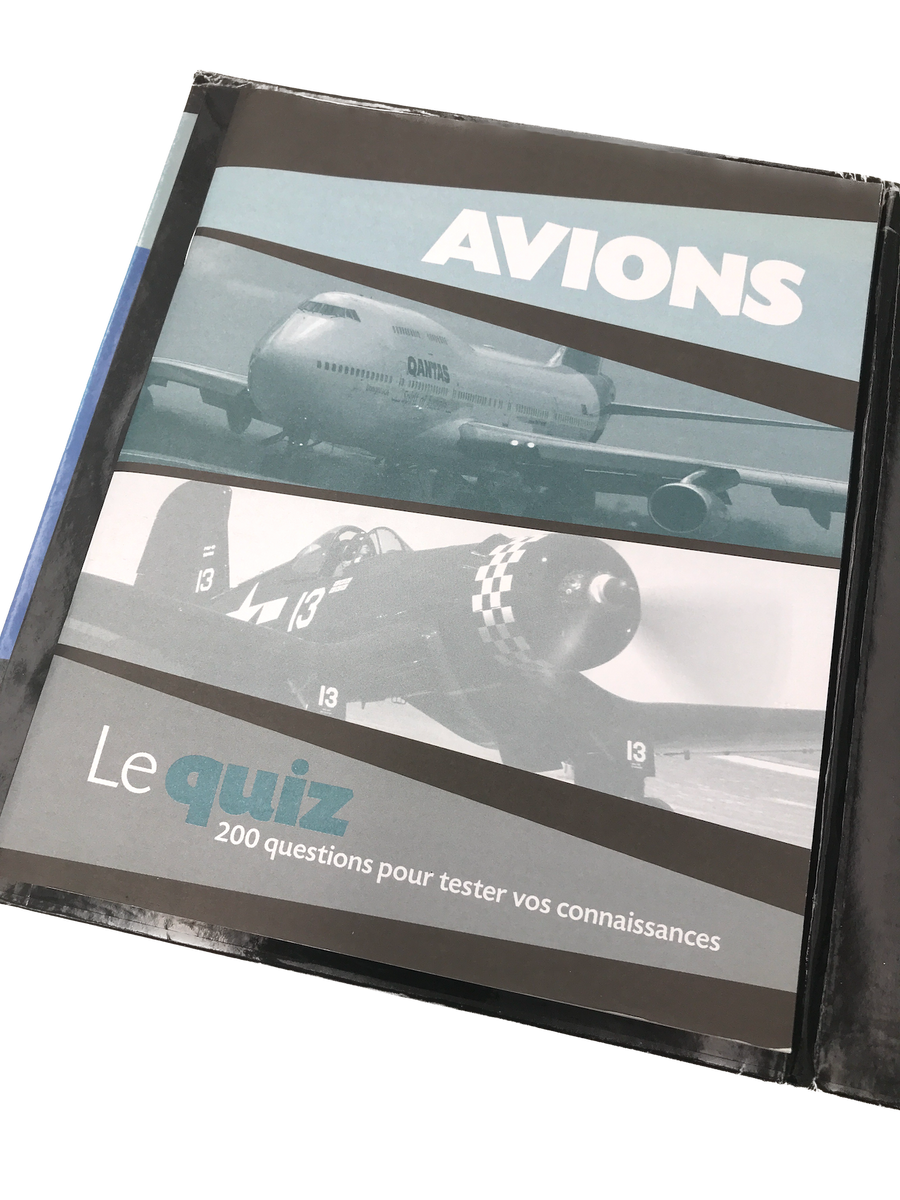 *** TOP OFFER *** AVIONS "Coffretpassion" 96 cartes illustrées, un jeu pour tester vos connaissances etc.