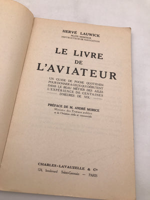 LE LIVRE DE L'AVIATEUR