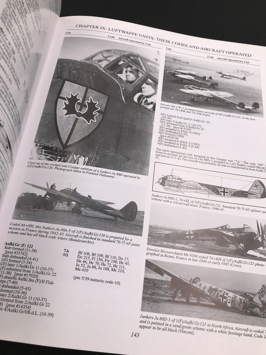 Luftwaffe Codes, Markings & Units 1939 – 1945