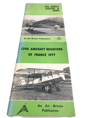 CIVIL AIRCRAFT REGISTERS OF FRANCE (1973 & 1977)