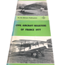 CIVIL AIRCRAFT REGISTERS OF FRANCE (1973 & 1977)
