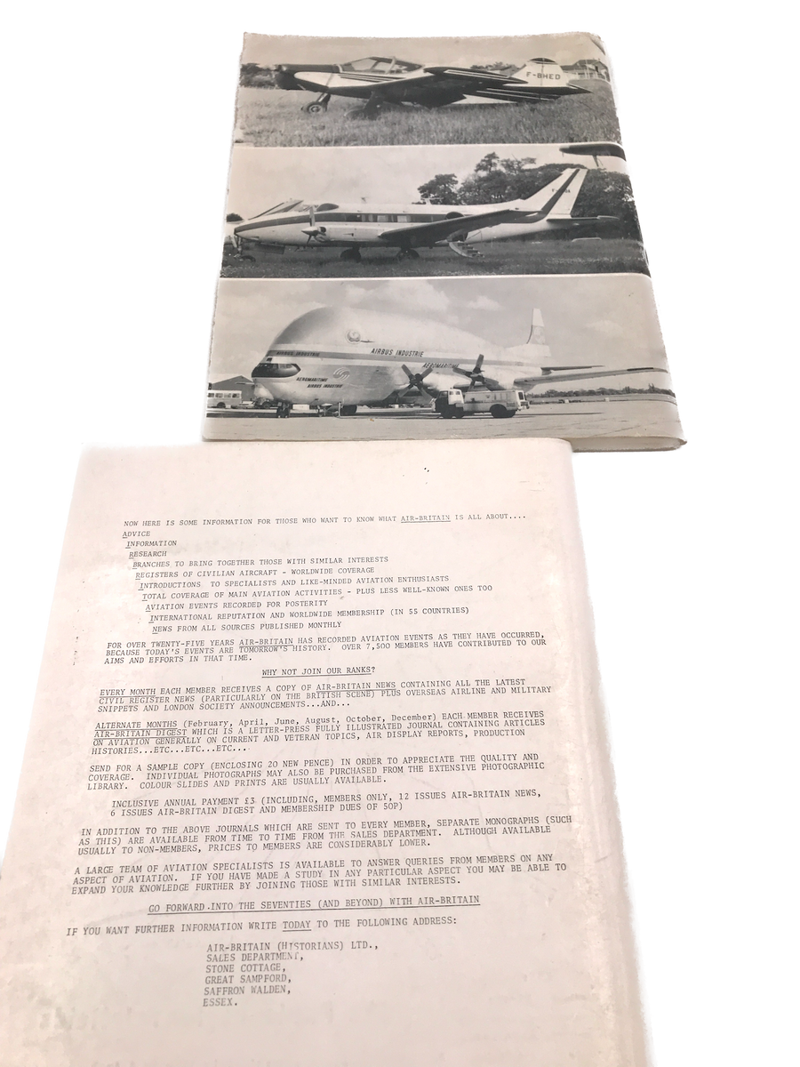 CIVIL AIRCRAFT REGISTERS OF FRANCE (1973 & 1977)