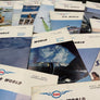 Collection of 67 issues covering the years 1965–1983 "AIR WORLD" –  ESSO (Exxon International Corporation)