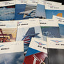 Collection of 67 issues covering the years 1965–1983 "AIR WORLD" –  ESSO (Exxon International Corporation)