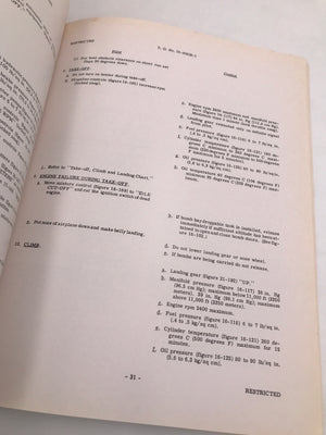 PILOT'S MANUAL FOR B-25 MITCHELL